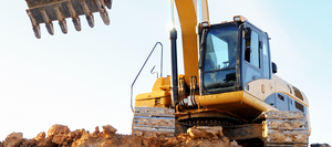 Loader on a clear day